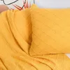 Одеяла в скандинавском стиле, вязаный декор для телевизора, Прямая поставка, шаль, одеяло для дивана с кисточками, шарф, имитация флиса, 230923