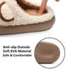 Vrouwen pluizige warme slippers 6f948 dikke zool huisliefhebber winterschoenen schattig cartoon oor zacht pluche platform vrouwelijk mannelijke indoor sl 8b61