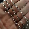 Chokers Unibabe Pure Silver 3mm Thick Cross O Link Chain S925 Necklace Sweater Chain Sterling 925 Silver Jewelry 230923