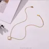 Fashion Classic4/Four Leaf Clover Necklaces Pendants Mother-of-Pearl 18K Gold Plated for Women Girl Valentine's Mother's Day Engagement Jewelry-Gift