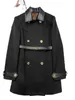 Women's Trench Coats designer 2023 New Style Slim Double breasted Long G349