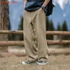 Herrenhose, Vintage-Stil, gewaschen, lässig, für Herren, Frühling und Herbst, Sport, lose einfarbige Werkzeuge, Basic-Hose, Outdoor, tägliche Cargo-Hose