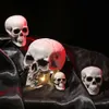 Otro evento Suministros para fiestas Todos los tamaños Cabeza de cráneo humano Esqueleto Estilo de Halloween Po Prop Decoración para el hogar Juego 230923