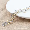 David oval chain clasp bracelet popular twist