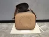 Mode Stella McCartney 2024 sac photo de luxe femmes sac à bandoulière lettre contraste bandoulière avec carte sac de créateur