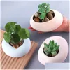 Ferramentas de artesanato 3D Vaso de flores Mod Geométrico Concreto Cimento Succent Plantador Moldes Epoxy Resina Artesanato Fazendo Suprimentos Home Garden Dro Ot0Bs