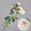 Fleurs décoratives 73CM artificielle Royal Rose décoration de la maison salon fleur El mariage Arrangement ensemble accessoires