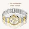 Montres-bracelets vendant une montre à quartz pour femmes de style de mode haut de gamme avec papillon en diamant