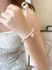 Urok Bracelets Srebrny zestaw dla kobiet Buddha Kościa Geometryczna łańcuch Bransoletka Brzeszcza Pulseira Femme Modna biżuteria