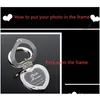 Porte-clés Lanyards Ups Fedex Blank Metal PO Porte-clés Nouveauté Heart Lover Key Ring Charm Holder Chaînes Drop Livraison Mode Accès Dhzmb