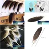 Craft Tools Holesale 10 Rare Natural Eagle Feathers 40-45 Cm/16-18 Decoration Celebration Performance Accessories Inches Jewelry Diy Dhbcj