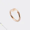 Nail Ring Jewelry Designer for Women Titanium Steel Rings Gold-plated Never Fading Non-allergic Gold Store/21621802 ONMW 7YY4 VQA3