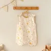 Sleeping Bags born Baby Sleeping Bags Cotton Sleeveless Vest born Child Anti-kick Quilt Summer Thin Cotton Sleeping Sacks 230923