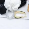 Hoop Earrings Hollow Zircon For Women Fashion Ladies Fine Geometric Temperament Ear Nails Cute Jewelry Party Wedding Eardrop