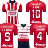 23-24 Maillots de football Chivas Guadalajara I. BRIZUELA A. VEGA Zaldivar H.Mier J. ANGULO Angulo F. BELTRAN L. OLIVAS M. PONCE Maillots de football à domicile dhgate Custom