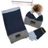 Ensemble de gants et écharpe pour femmes, chapeau d'hiver, bonnet tricoté chaud, gants pour écran tactile, ensemble écharpe longue, gants et écharpes doux pour écran tactile