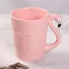 Tasses modernes et simples série Flamingo ensemble de tasses en céramique ménage européen fleur thé café bouilloire soucoupe plaque 230923