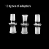 Glass Adaptor Drop Down 14mm 18mm Male to Male Female - Oil Rig & Bong Accessories - Durable & Easy to Clean - Universal Fit