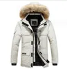 Manteau d'hiver en coton pour hommes, grand manteau en coton pour jeunes, col en laine, à capuche, nouvelle collection 2023