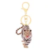 Keychains 2022 Year Of The Tiger Zodiac Pendant Charm Keyring Key Chain YearGift Handmade Craft Hanging249e