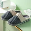 Shoes Home Color Matching Non-Slip Couple Cotton Men's and Women's Warm Slippers 230922