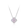 Solitario moissanite colgante de diamante Plata de Ley 925 auténtica encanto fiesta colgantes para boda collar para mujer joyería fina Gift300I