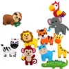 Arti e mestieri Animali Dinosauro Kit artigianale Creature della foresta Cucito fai da te Feltro Animali di peluche per bambini Principianti Set da cucito educativo Giocattolo artistico per bambini 230923