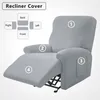 Chair Covers Recliner Sofa Cover 1 Seater Stretch Single Armchair Relax Slipcover Washable Set 230923