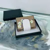 Gul blomsterplånbok med kortplats Kvinnor Coabags Luxurys Purse Interiör Högkvalitativ låda och lyxvaror 230915