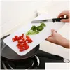 Blocos de corte Moldproof Cozinha Doméstica Fruta Polietileno Resina Plástico Grande Comida Corte Chop Board Faca Mofo Prova Pp T20 Dhgoh