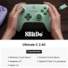 Oyun Denetleyicileri Joysticks 8bitdo - PC Windows 10 için Ultimate C Kablosuz 2.4G Oyun Denetleyicisi 11 Steam PC Raspberry Pi Android 230923