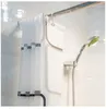 シャワーカーテン防水シャワーカーテンカビのプルーフ耐久性のあるバスルームスクリーンフックモダンなプリントバスタブカーテンバスルームアクセサリー230923