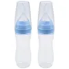 Autres ustensiles de cuisson Pratique 2 PCS Silicone Cuillère de distribution de nourriture pour bébé 120 ml Idéal pour 4 mois Bébés Squeeze Feeder avec bouteille 230922