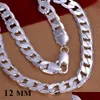 Chains Wholesale 12Mm Width 925 Sier Necklace 18 - 30 Customize Length Mens High Quality Curb Cuban Link Chain Fashion Hip Hop Style F Dheuy