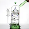 Glass Gene Dab Rig Tornado Water Bong Курительная трубка для кальяна ручной работы из боросиликатного материала 5 дюймов для кальяна с шарнирной чашей 14 мм