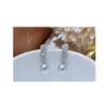 22091701 Diamondbox -Bijoux boucles d'oreilles clous d'oreilles PERLE GRIS argent 925 strass Zircone 9 mm AKOYA pendentif rond charm 2416