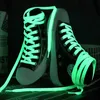 Shoe Parts Accessories 1 Pair Luminous Shoelaces for Kid Sneakers Men Women Sports Shoes Laces Glow In The Dark Night Shoestrings Reflective Shoelaces 230923