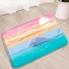 Bath Mats Cartoon Animals Bathroom Mat Ocean Life Whale Pretty Starry Sky Moon Cartoons Boy Children's Room Decor Carpet Entrance Doormat