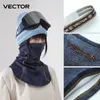 Fietsen Caps Maskers VECTOR Ademend Outdoor Ski Snowboard Motor Winter Warmer Sport Halfgelaatsmasker Cover Driehoekige Sjaal Skiën 230922