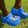 Slippers Woman High D0f67 Heels Brand Thick Platform Holes Summer Beach Slipper Women Shoes Sandals Sandal 230922