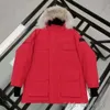 デザイナーカナダの冬用ジャケット厚い暖かいガチョウのメンズダウンパーカー服ジャケットアウトドアファッションカップルライブ放送