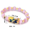 Bracelet de perles naturelles opale pierre pour hommes femmes 10mm Pixiu Feng Shui richesse bonne chance Bijoux goutte perlée Strands255I