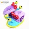 Pantoufles Unisexe escargot pantoufles dessin animé maison intérieur Sneaker pantoufles chaud en peluche maison chaussures confortable doux bascule enfants drôle chaussures femmes hommes 230922