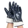 Disposable Gloves Rubber Impregnated Wear-Resistant Oil-Resistant Waterproof Non-Slip Work Full Hand Nitrile Protective