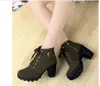 Autumn 910 Woman Ladies Winter Thick Heeled Ankle Women High Heel Platform Rubber Shoes Snow Boots 230923 91422 25695 70799