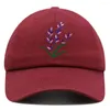 Ball Caps Lavender Baseball Cap Purple Blue Flower Mom Hat Cotton Embroidered Woman Summer Plant Trucker Gift For Her