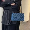 مصمم CF DENIM 25CM سلسلة سلسلة داكنة اللون فاتحة مصمم المرأة حقيبة Crossbody حقيبة الكتف Bag Wallet Courier Women's Bag عالية الجودة