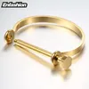 Bangle Enfashion Shackle U Cuff Bracelet Noeud armband Gold Color Screw For Women Bracelets Manchette Bangles 230922