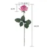 Decorative Flowers Simulation Roses Branches Coffee Shop Real Touch Cloth Pink Hall Decoration Artificial Rose Fake Flower