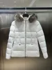 Femmes Down Parkas Fsahion Français Monclair Dersigner Haute Qualité Hommes et Femmes Doudoune Automne Hiver Slim À Capuche Chaud 90 Persent White Gooses Coat 3 ColoALGY